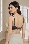 Zivame Double Layered Non Wired 3/4th Coverage Bra - Anthra Melange — thumbnail 4